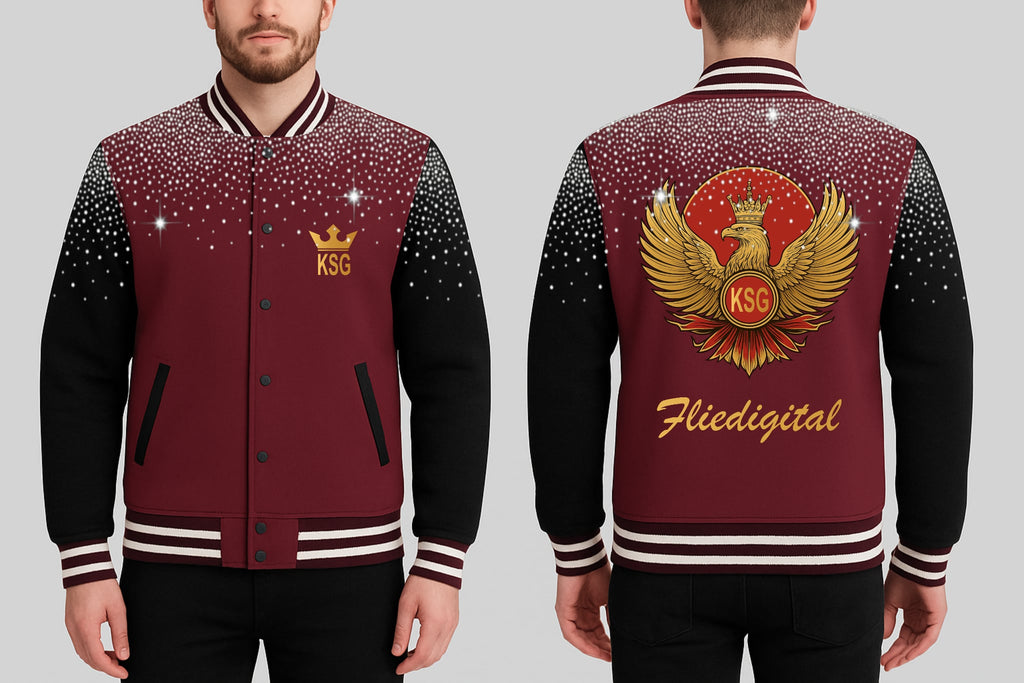 King Stepa Galaxy                                     Letterman Jackets