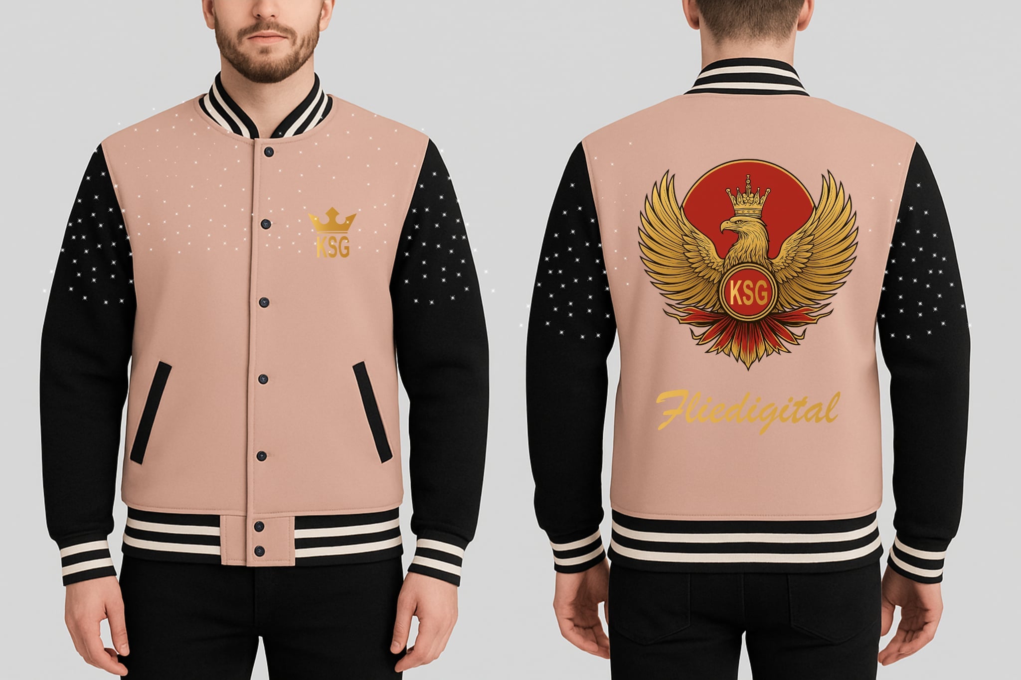 King Stepa Galaxy                                     Letterman Jackets