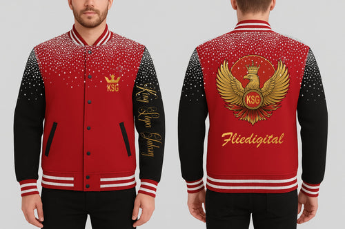 King Stepa Galaxy                                     Letterman Jackets