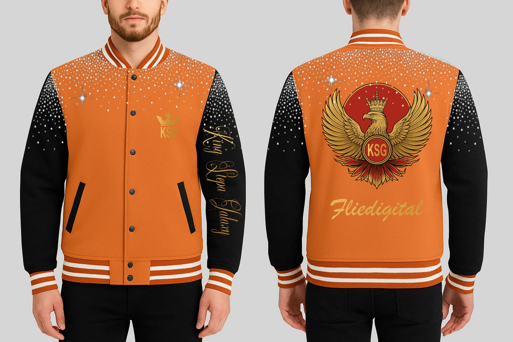 King Stepa Galaxy                                     Letterman Jackets